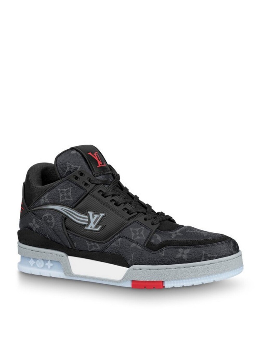 Louis Vuitton LV Trainer Sneaker in Black Monogram